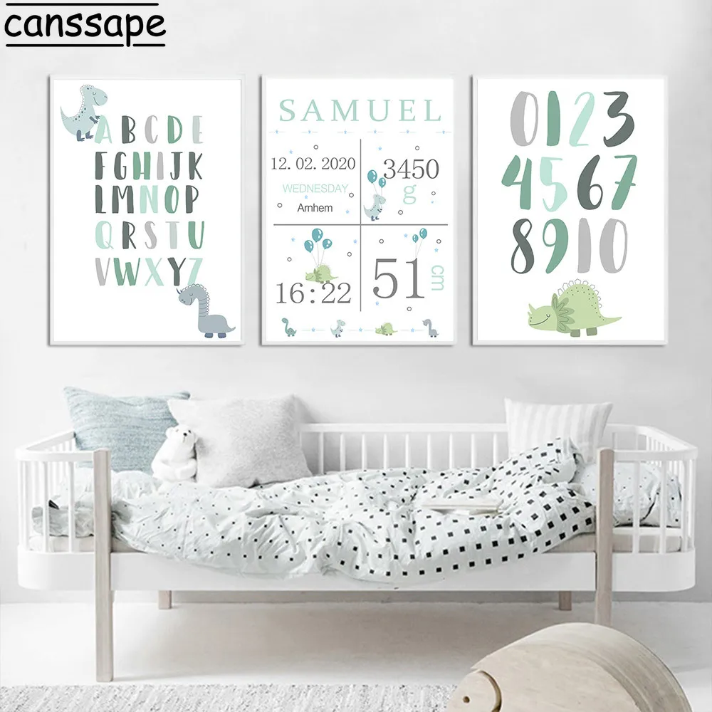 alphabet wall art for nursery
