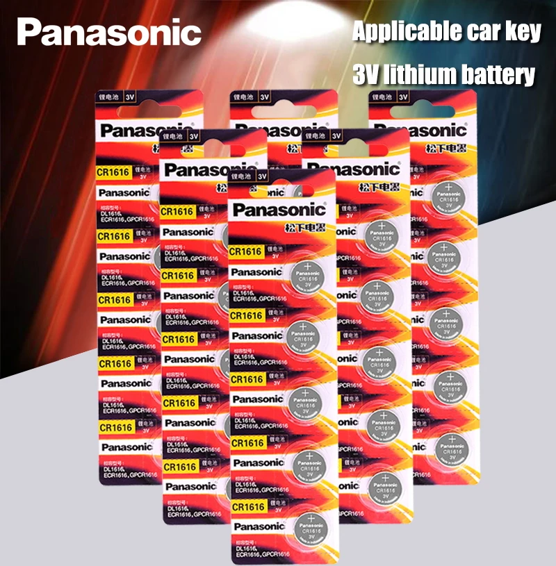 1616 30pcs Button Cell Coin Batteries Panasonic 100% Original  1616 .