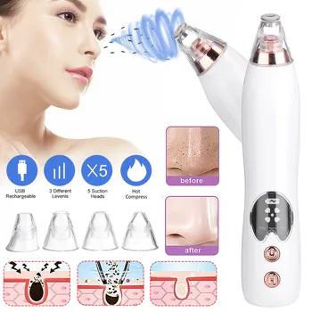 

USB Cleaning Instrument Electric Blackhead Remover Pore Vacuum Suction Diamond Dermabrasion Face Cleaner Skin Tool