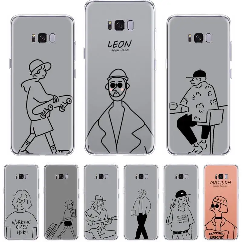 

This killer is not too cold Killer Leon Phone Case For Samsung Galaxy S5 S6 S7 S8 S9 S10 S10e S20 edge plus lite