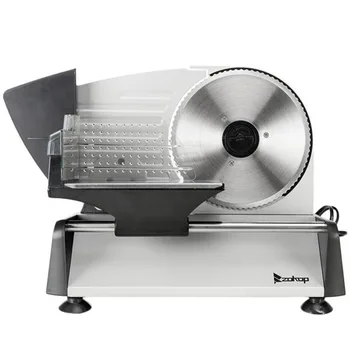 

SL524 110V/150W Functional Stainless Steel 7.5" Semi-automatic Gear Cutter Deli Food Machine Home Deli Food Slicer