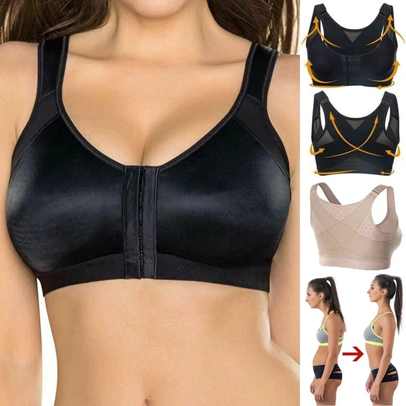 Women Body Shaper Slimming Underwear Posture Corrector Shapewear Tops Back Support Seamless Underwear Corset Women Bras Tops