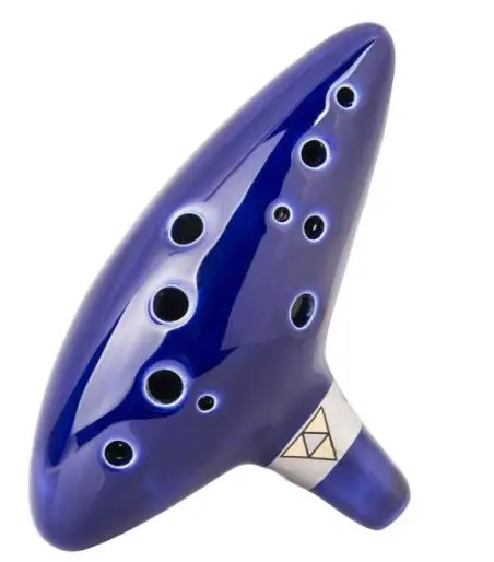 

100 Pcs Legend of Zelda Ocarina 12 Hole Alto C with Song Book