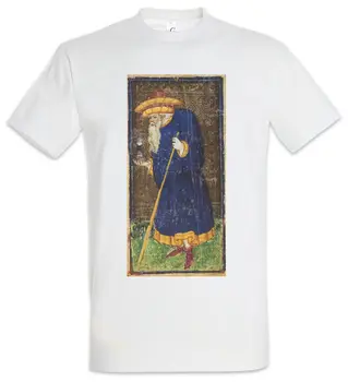 

Tarot Arcanum Hermit T-Shirt Card Cards Symbol Sign Logo Insignia