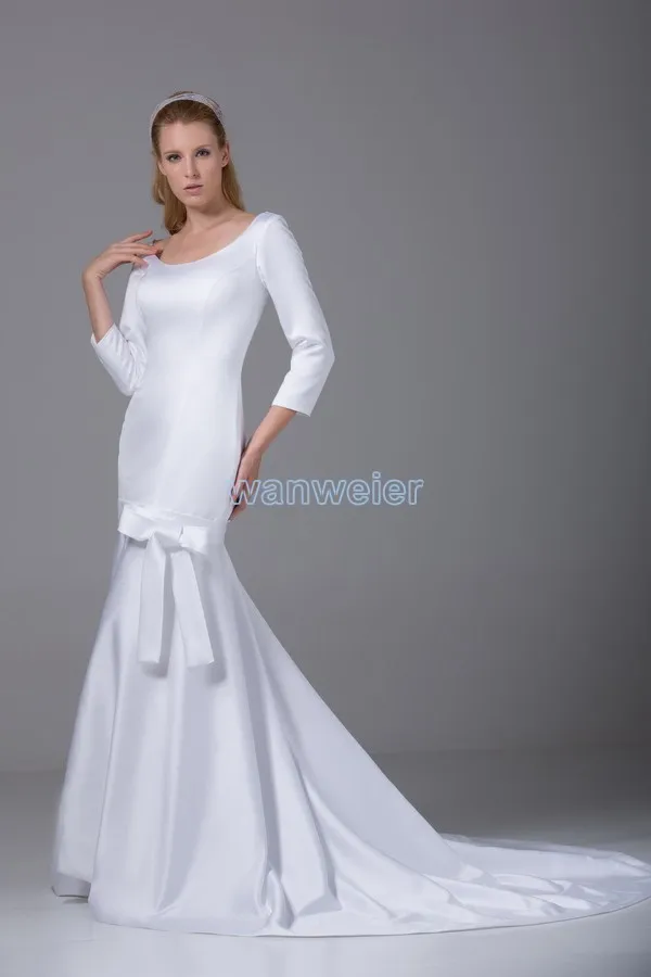 vestidos платье Формальное вечернее скромное 8 с рукавами размера плюс длинное вечернее платье для матери невесты