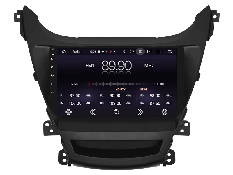 Прямая с фабрики OTOJETA Android 9,0 Автомобильный мультимедийный радио для hyundai Elantra GPS AUX USB навигация по Bluetooth устройство