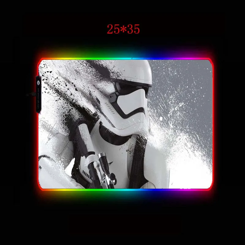  Mairuige Star Wars Large Gaming Mouse Pad Gamer Mousepad RGB Mouse Pad XXL Computer Mat LED Backlit