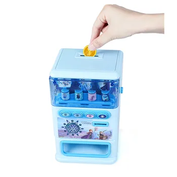

Disney Frozen 2 Elsa Vending Machine Money Box Beverage Vending Machine Children Toys Birthday Gift M4884