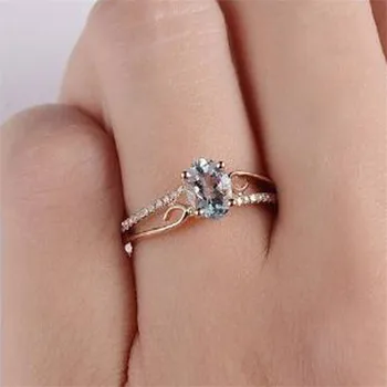 

Rose Gold Hollow Out Zircon Rings For Women Fashion Vintage Wedding Rings Femme Engagement Ring Crystal Jewelry Women Ring Gifts