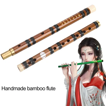 

Bamboo Beginner Practical Clarinet Long Teaching Handmade Bamboo Flute Study Tradition Musical Instruments Music D Tone