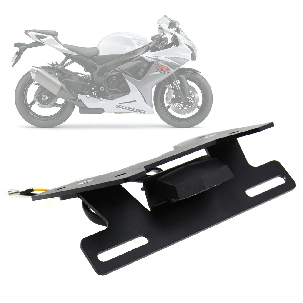 License Plate Holder LED Light For GSXR K8 GSX-R600 GSX-R750 2008 2009 2010 Motorcycle Accessories Tail Tidy Fender Eliminator | Автомобили
