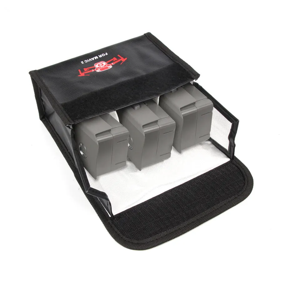 MAVIC 2 Explosion-Proof Lipo Battery Safe Safety Guard Charging Storage Holder Bag For DJI Mavic 2 ProZoom Drone Accessories-7