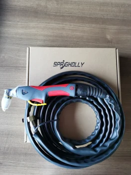 Cheap SPRIGHOLLY Welding Torch PT31 Welding Gun 40A With 5M 16Ft Plasma Cutter LGK40 CUT40 Plasma Torch Welder Cutting Torch