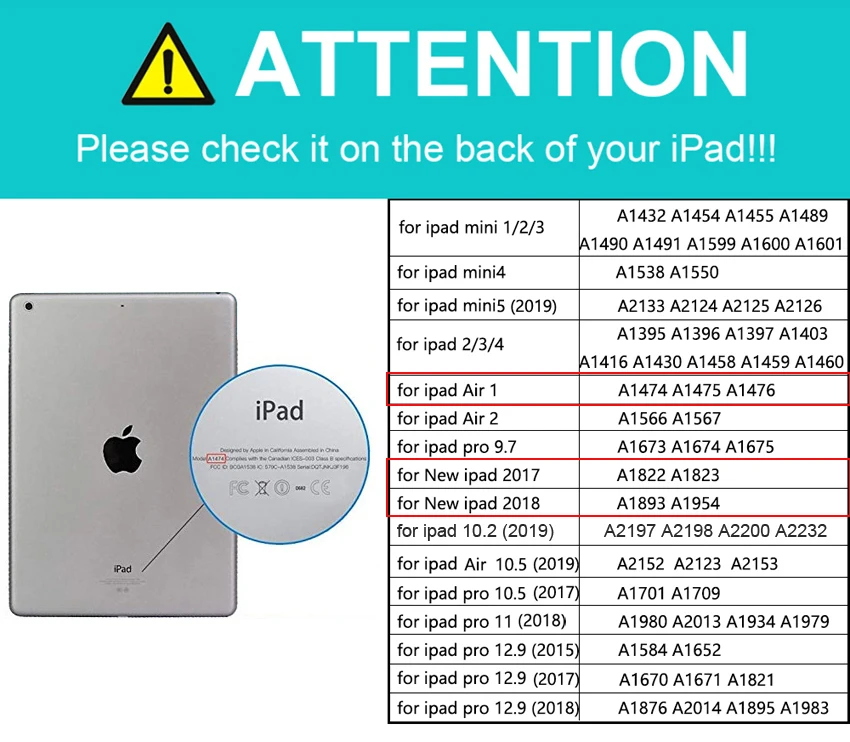 型号newipad air