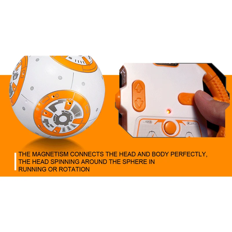 Staring Wars Sound Dancing Electric RC Robots BB8 Small Ball 2.4G Remote Control Action Figure Kid Toys Intelligent Model Gifts