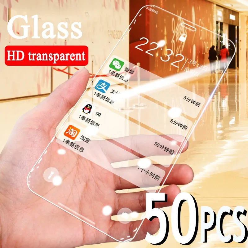 50 шт./лот Взрывозащищенный протектор экрана для Huawei Ascend Honor 30 X10 10 8 9 Lite 9X Pro 9A 8X 8C 8A