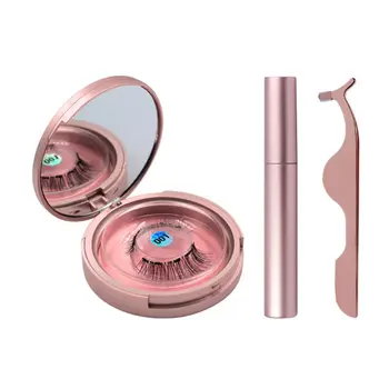 

Magnetic Eyeliner Liquid Magnet False Eyelashes Kit Waterproof Reusable Long Lasting False Lash With Tweezer Set Makeup Cosmetic