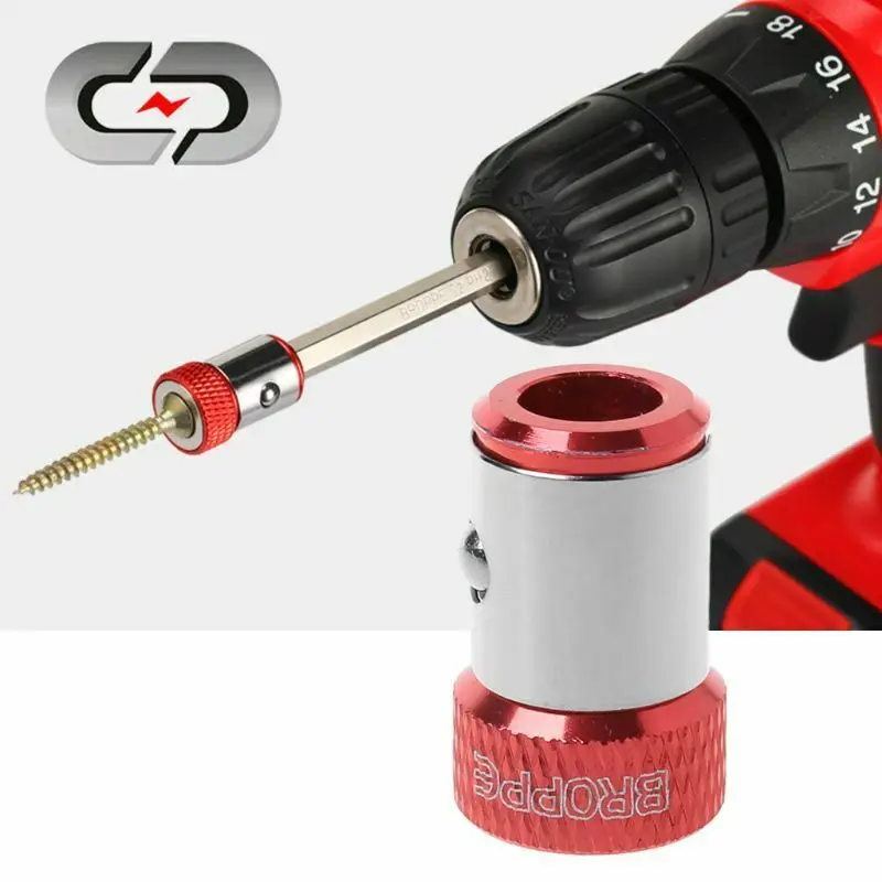 2PC 1/4 Inch 6.35Mm Screwdriver Bits Magnetic Ring Strong Magnetizer Screw