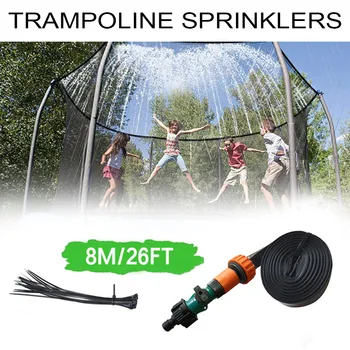 

Summer Water Sprinkler Trampoline Sprinkler Outdoor Garden Water Games Toy Sprayer Backyard Water Fun Waterpark Accessories