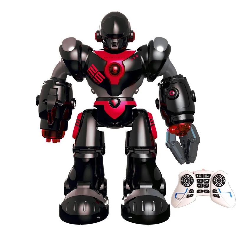 Multifunctional RC Intelligent Robot Voice Control Intelligent Dialogue Launching Missiles Puzzle Teaching Programming Mode Toy 5