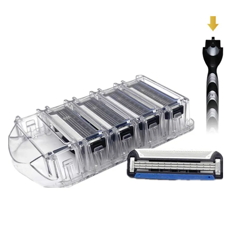 

TFLYSHAVE Man's Shaver Manual Shaving Razor USA Blade 3 Layer Blade Machine for Shaving Blades Compatible for Mach 3 Handle