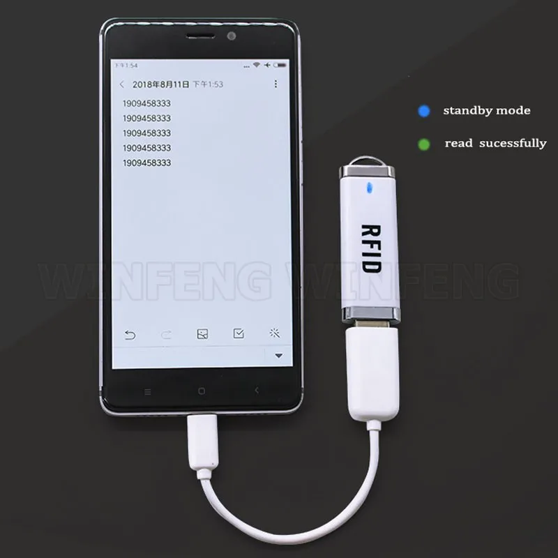 Windonw Android система ручной мини USB флэш накопитель контроль доступа 125 кГц RFID