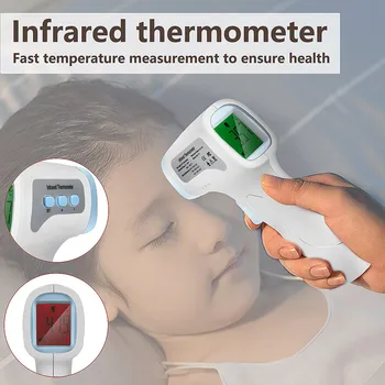 

LCD Digital Non-contact Infrared Thermometer Forehead Temperature Meter #T2G
