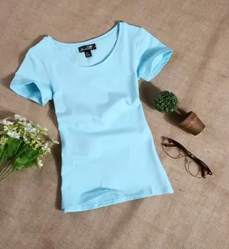 

new summerwear thin and thin style round neck short sleeves 2018