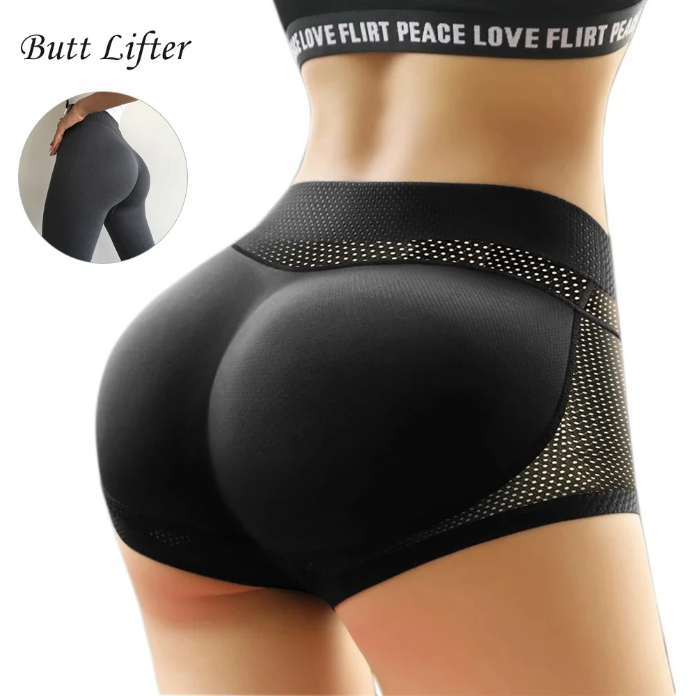 Bragas acolchadas realzadoras de Trasero para mujer, ropa interior de trasero falso, almohadillas cadera, para levantar glúteos, calzones levanta gluteos|Bragas modeladoras| - AliExpress