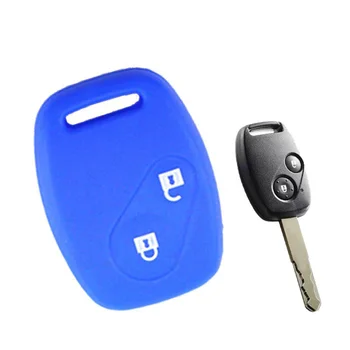 

2 button Car key case Cover Anti scratch Silicone Protector For Honda CR-V Pilot Accord Civic