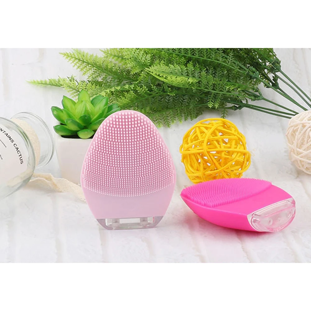 NEW Electric Silicone Facial Washing Cleanser Brush Ultra Sonic Face SPA Massage Brush Deep Cleaning Vibrator Makeup Remove Tool