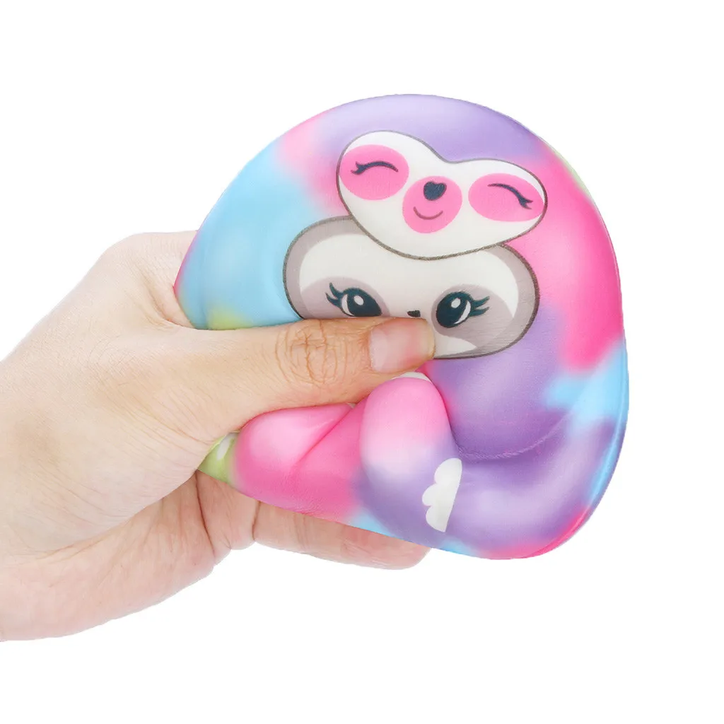 Мини Ленивец мягкий крем Фруктовый Ароматизированный Kawaii животное медленно поднимающаяся сжимающая игрушка для снятия стресса Антистресс детский подарок на день рождения