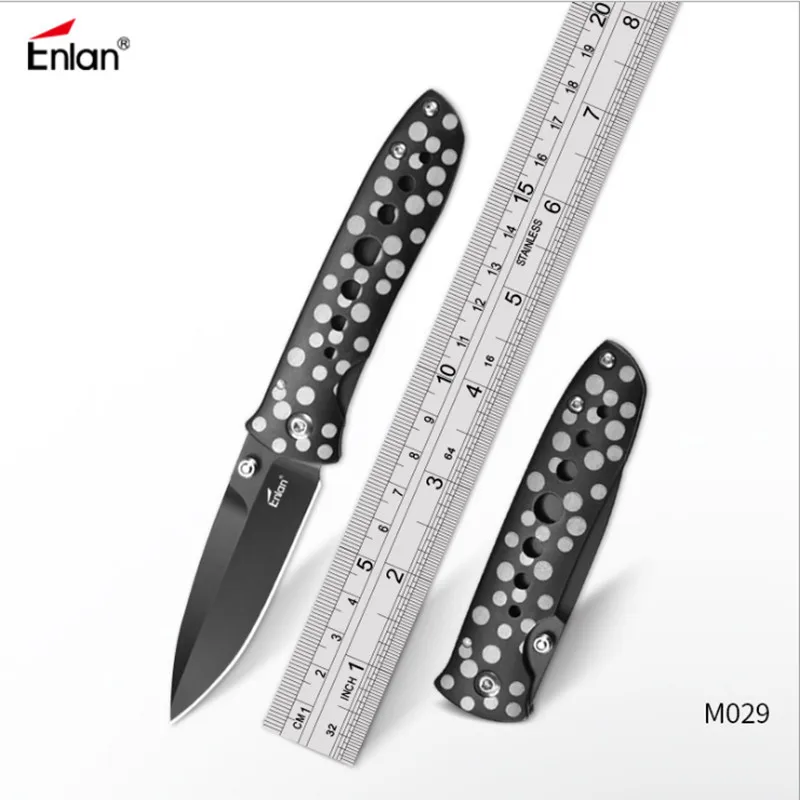 Складной нож Enlan M029 горячая распродажа 8Cr13Mov лезвие G10 ножи с подвесным зажимом