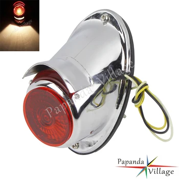 

Sidecar Rear Fender Mudguard Light 12V Chrome Bulb Sidecar Brake Tail Light For BMW M1 M1M M1S M72 R12 R75 R51 R61 R66 R71 K750