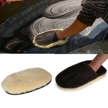 

Universal Washing Glove Auto Cleaning Glove Lambswool Durable Car Washing Glove for Polishing Mitt Beautify for Beige