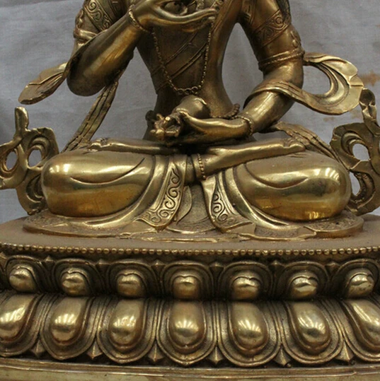 426+++ 2" тибетская Буддийская бронза Vajradhara Vajrabhairava Ваджра колокольчик статуя Будды