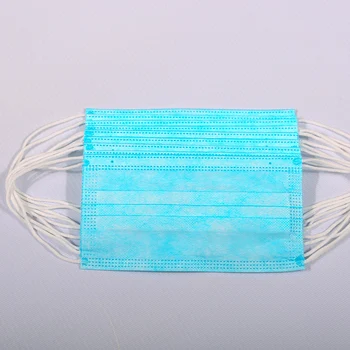 

50Pcs Disposable Face Masks 3-Ply Non-Woven Fabric Mouth Masks Anti-Dust PM2.5 Breathable