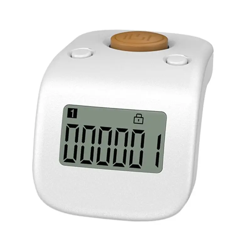 Rechargeable Digital Finger Ring LCD Electronic Hand Tally Counter 6 Channel Digit Buddha Beads Prayer Silent Counter Clicker