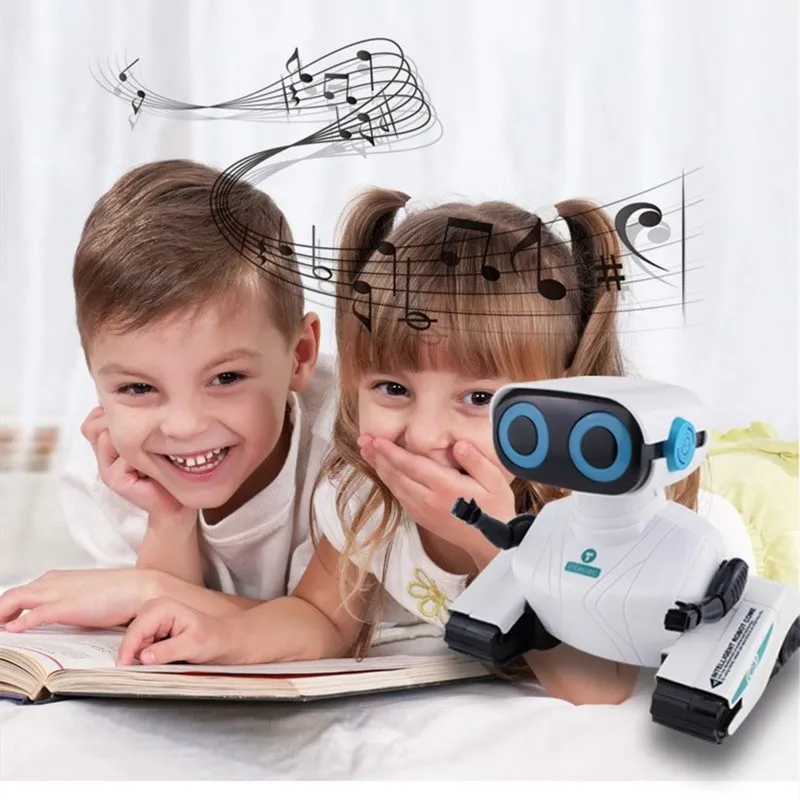Remote Control Robot Toy RC 2.4G Simulated Machine Sound  Brilliant Light Dancing  Walking Children's Educational Electric Toy 2
