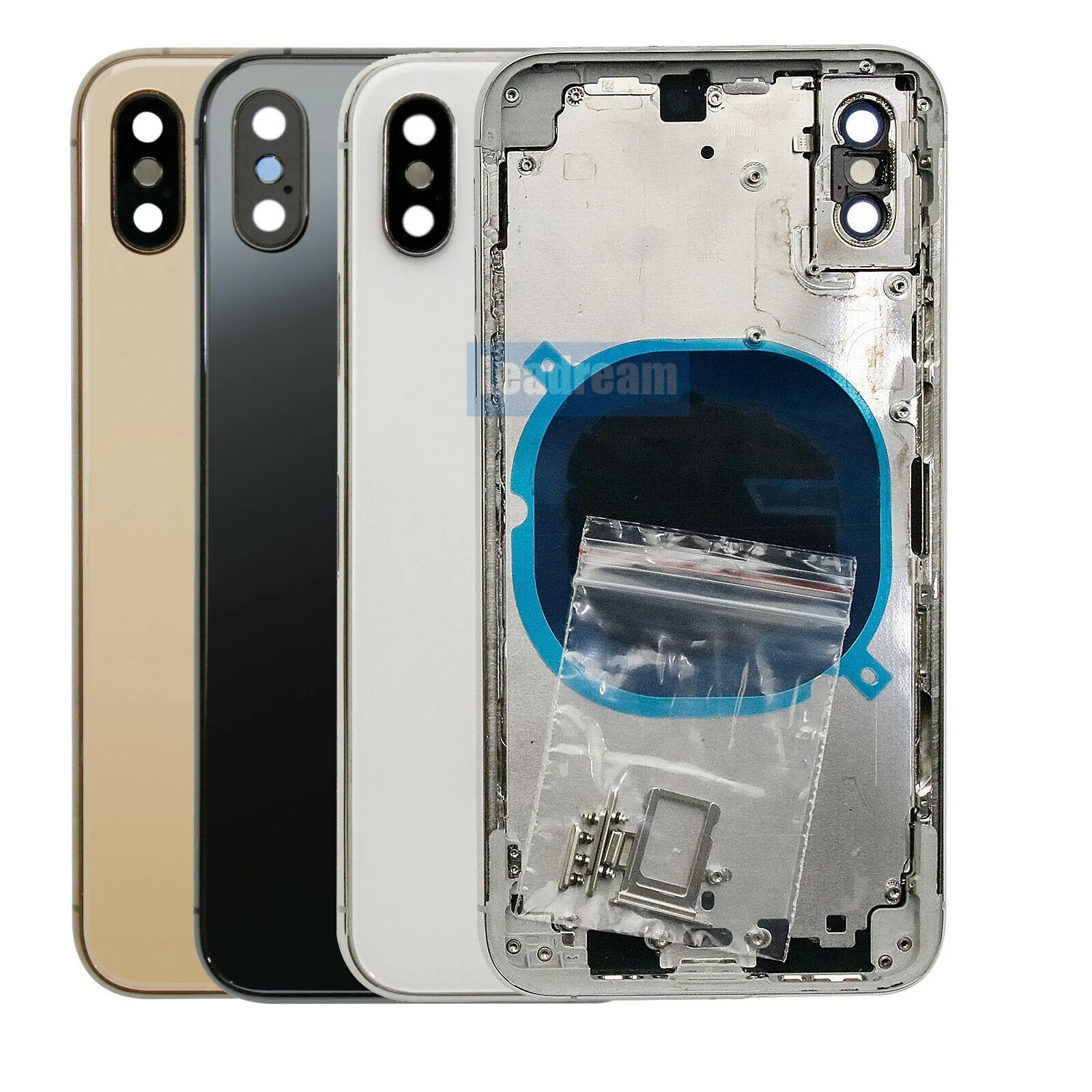 Carcasa Trasera Compatible Con iPhone XS Max Chasis Logo