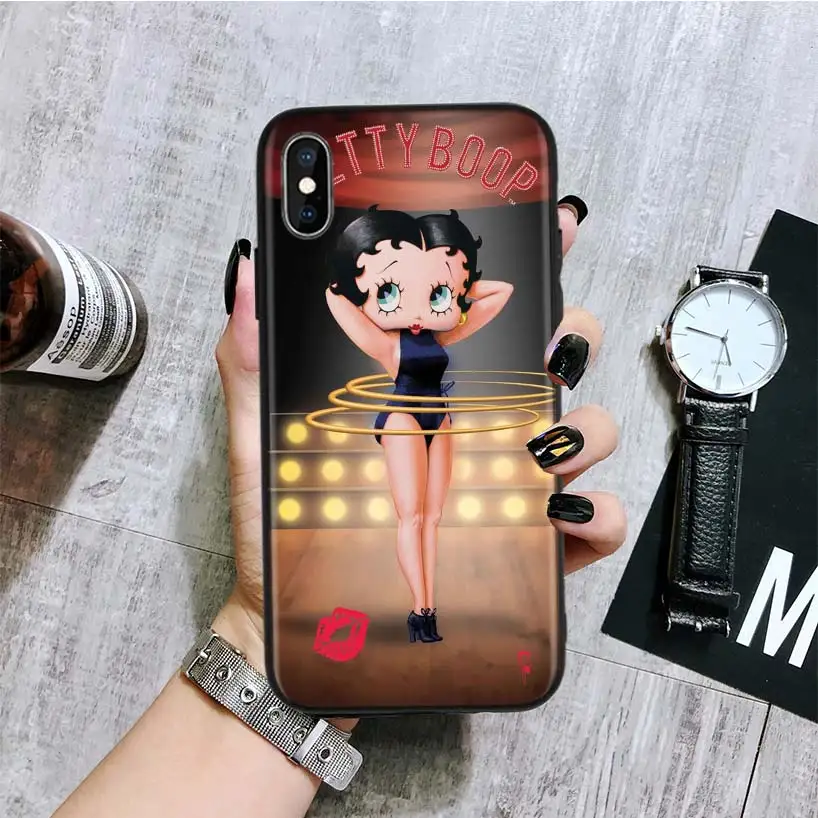 Betty boop винтажный черный чехол для телефона huawei mate 30 20 10 P30 P20 P10 Pro Lite P Smart Z роскошный Coque Shell