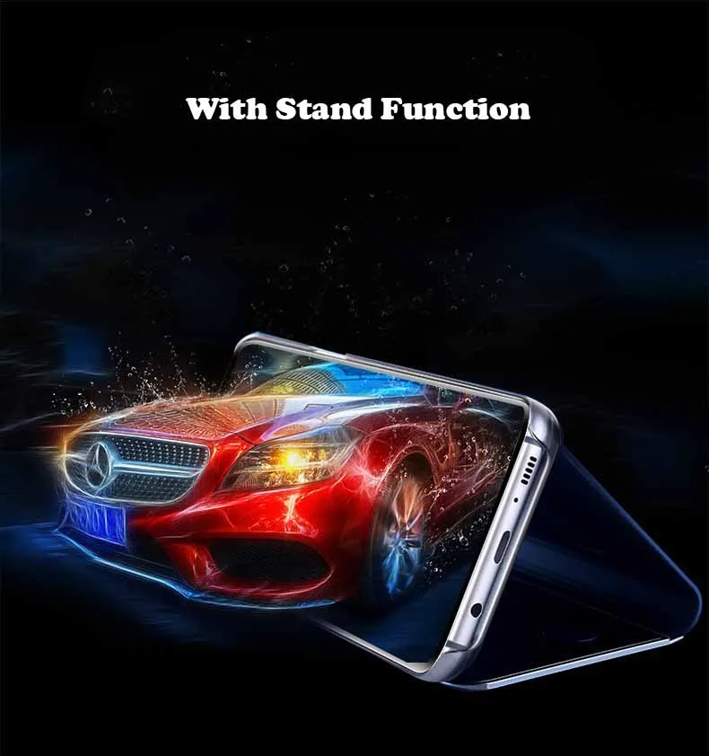 Для OPPO Real me 5 Чехол Realme5 чехол роскошный зеркальный флип-стенд смарт-чехол для OPPO Realme5 Pro Чехол Fundas Capa Shell