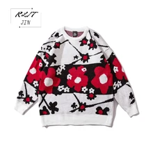 *#Best Price RLJT.JIN New High Quality Turtle Neck Mens Pullover Men's Pull Homme 2019 Sweater Men Flower Embroidery Casual Fashion pullovers *#Best Price RLJT.JIN New High Quality Turtle Neck Mens Pullover Men's Pull Homme 2019 Sweater Men Flower Embroidery Casual Fashion pullovers