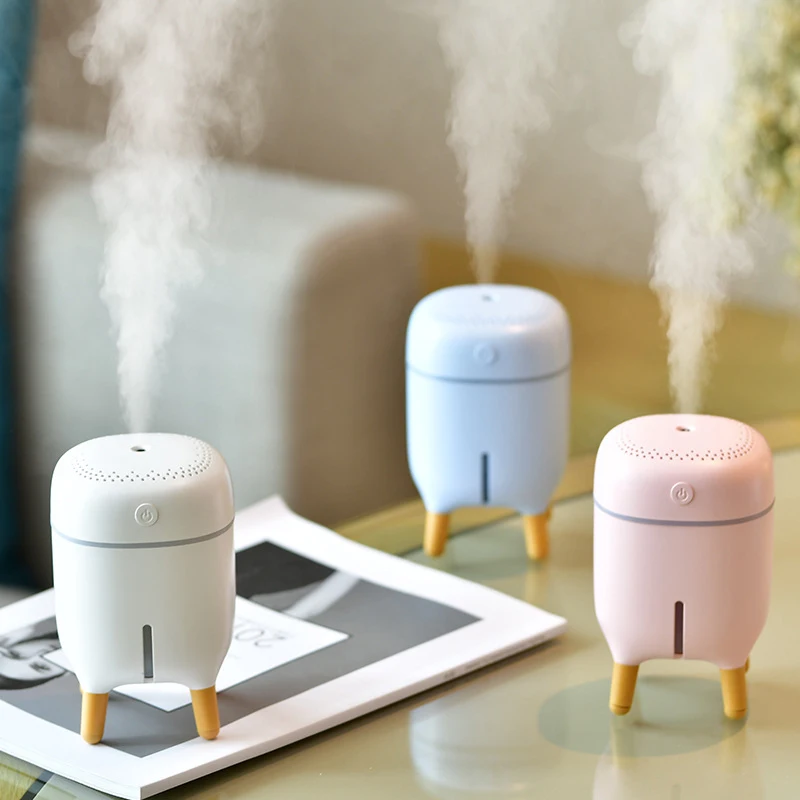 

240ML New Cute Shelf Humidifier Mini Colorful Lamp Office Desktop Air Purification Moisturizing Mute Humidification Negative Ion