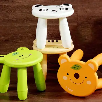 

Italian Home Children's Stool Stool Living Room Adult Plastic Shoes Small Stool Kindergarten Cartoon Cute Small Bench