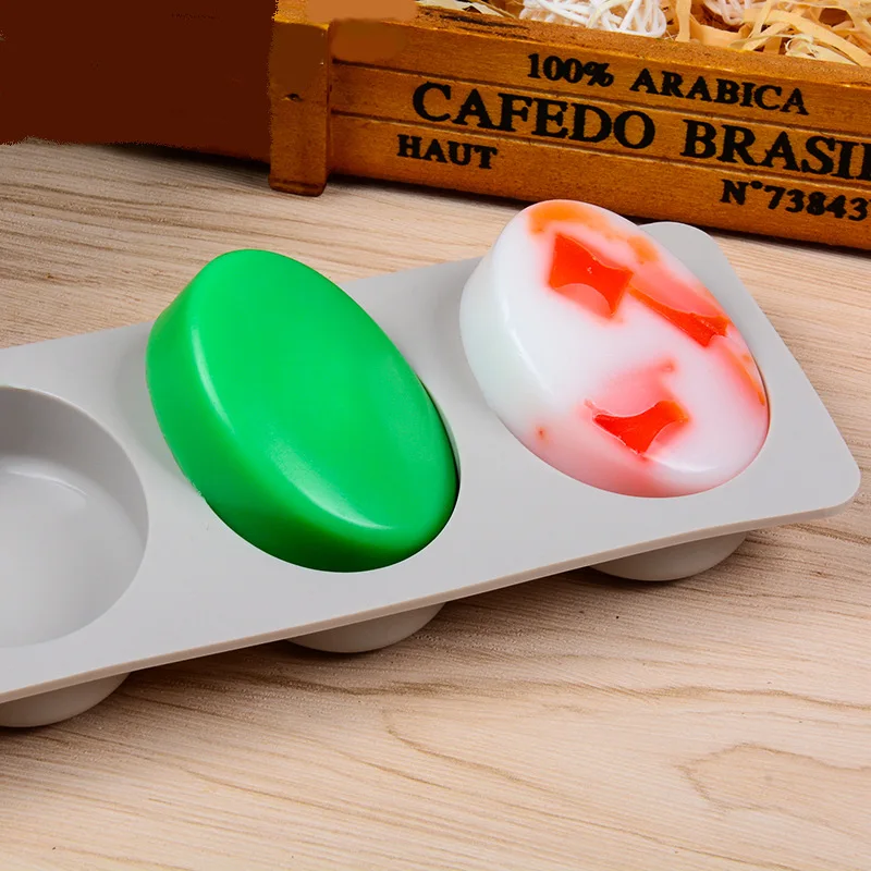 Boowan Nicole Soap Making Kit 3 Shapes Silicone Mold Handmade Soap Experiment Tools