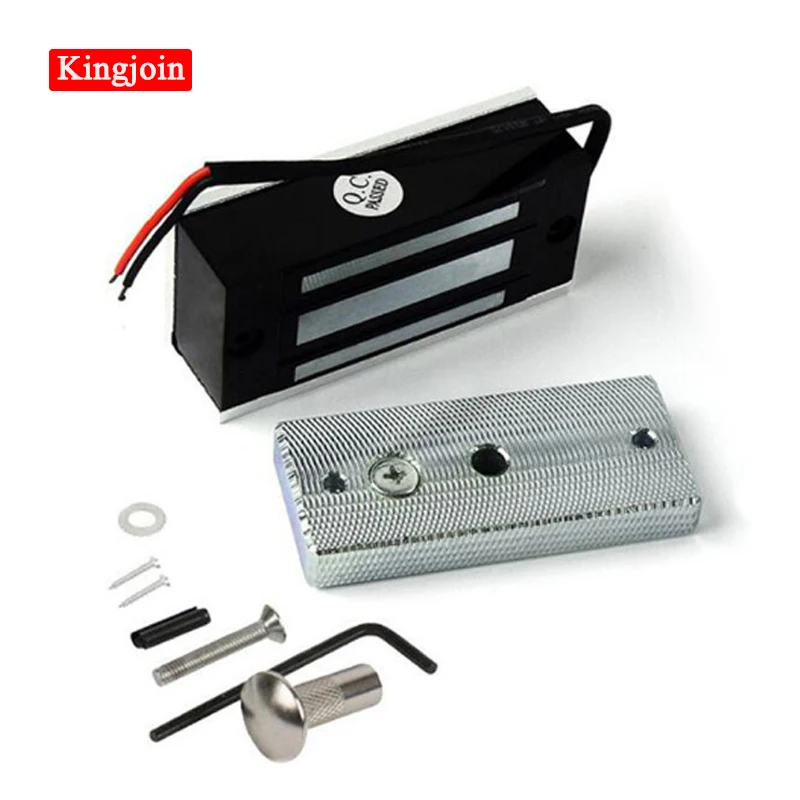 KINGJOIN DC12V/24V 60KG электромагнитный мини замок электронный магнитный дверной