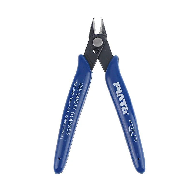 

Blue Wire Nipper Hand Tool Practical Mini Electronic Pliers Diagonal Side Cutting Pliers Cable Wire Cutter Repair Pry Open Tool