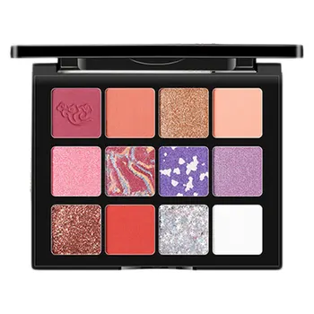 

1Pc Chinese Style Dragon And Phoenix With Carved 12 Color Sequins Matte Pearl Light Not Easily Dizzy Catch Eye Shadow