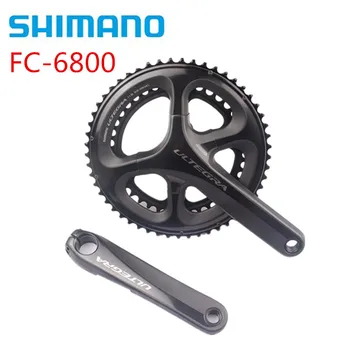 

Shimano Ultegra 6800 FC-6800 50-34T/52-36T/53-39T/46-36T 22 Speed 165/170/172.5/175mm Crankset Road Bike Bicycle Better R8000